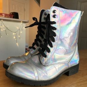 I Am Ur Leader Hologram Boots